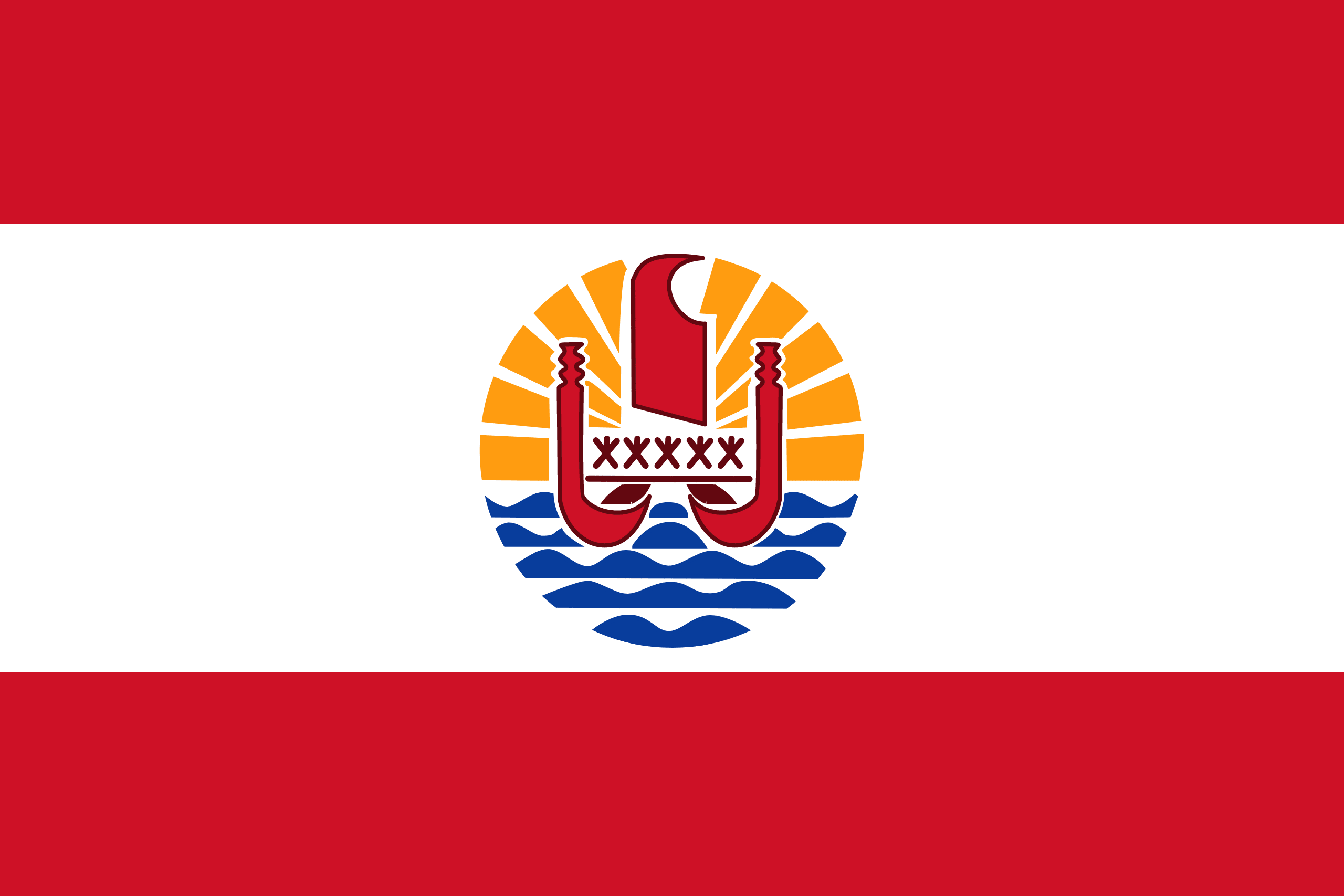 Γαλλική Πολυνησία Flag